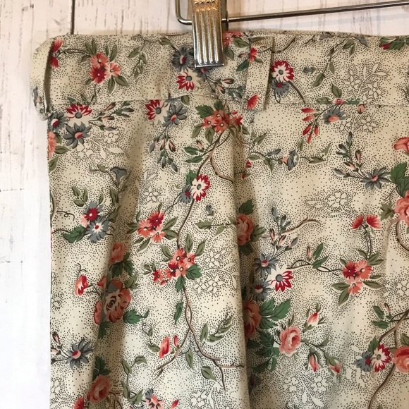 RALPH LAUREN Prairie Peasant Skirt / Pearl Snap Buttons + Pretty Calico Print - Picture 6 of 12